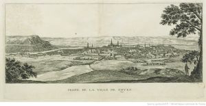 27.15 Profil de la ville de Rouen.Cum priuilegio Regis.H : 275 L : 565
 Faucheux : 27.15  Baré : N° 643Crédit : gallica.bnf.fr