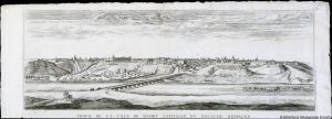 27.5 Profil de la ville de Madry, capitalle du Royaume d'Espagne.Avec priuilege du RoyH : 289 L : 728
 Faucheux : 27.5Crédit : Biblioteca Nacional de Espana