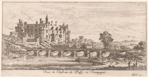 Veuë du Chasteau de Passy en Champagne.