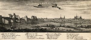 274.1 Profil de la Ville de Poissy.I. Silvestre delin. et fecit. cum priuil. Regis.H : 145 L : 320
 Faucheux : 274.1  Baré : N° 304Crédit : Wellcome Collection. 
 CC BY