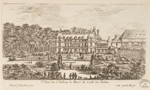 287.2 Veuë du Chasteau de Ruel, du Costé du Jardin.Bibliothèques de Nancy, P-FG-AL-00039H : 118 L : 202
 Faucheux : 287.2  Baré : N° 313Crédit : Bibliothèques de Nancy, P-FG-AL-00039