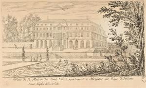 289.3 Veuë de la Maison de Saint Cloud, apartenant a Monsieur le Duc d'Orleans.Bibliothèques de Nancy, P-FG-AL-00039H : 121 L : 203
 Faucheux : 289.3  Baré : N° 335Crédit : Bibliothèques de Nancy, P-FG-AL-00039