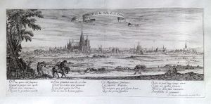 290.1 Profil de la Ville de S. Denis.I. Silvestre delineauit et fe. cum priuil. Regis.H : 142 L : 315
 Faucheux : 290.1  Baré : N° 346Crédit : Thierry ALGRIN