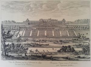 Veue du Chateau Neuf de St Germain en Laye (du coté de la rivière.)