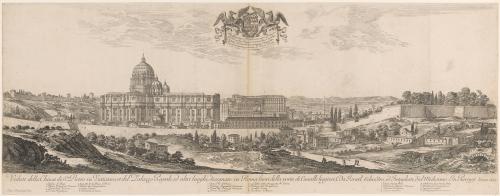 31.1 Vedute della Chiesa di Sto Pietro in Vaticano, et del Palazzo Papale, ed altri luoghi.Israël Silvestre deleneavit et sculpcit Anno. 1652H : 305 L : 790 - en une seule feuille.
 Faucheux : 31.1  Baré : N° 768