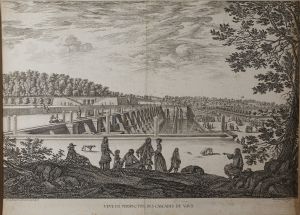 311.11 Veve en perspective des cascades de Vavx.Israel Silvestre delineauit et sculpsit cum Priuilegio Regis.H : 374 L : 516
 Faucheux : 311.11  Baré : N° 700Crédit : Anne ALLIMANT-VERDILLON