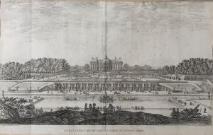 311.3 Veve et perspective de Vavx le Vicomte dv coste dv lardin.Israël Silvestre DelineDuit et sculpsit Cum Priuilegio Regis.H : 471 L : 727
 Faucheux : 311.3  Baré : N° 692Crédit : Anne ALLIMANT-VERDILLON
