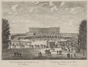 317.20 Veüe et perspective du Chasteau de Versaille du costé de la fontaine de Latone.I. Silvestre del et sculp. 1674H : 380 L : 504
 Faucheux : 317.20 Etat N° : 3  Baré : N° 387Crédit : gallica.bnf.fr