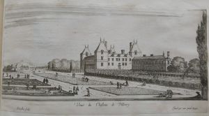 Veuë du Chasteau de Villeroy (du coté du jardin).