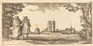 320.100 Autre vue de Vincennes
 Faucheux : 320.100Crédit : National Gallery of Art, Washington INV 1981.69.25