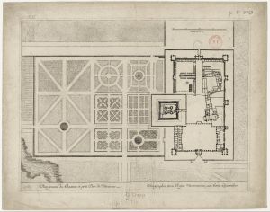 320.1 Plan general du Chasteau et petit Parc de Vincennes.Isr. Silvestre scul. 1668.H : 369 L : 492
 Faucheux : 320.1  Baré : N° 406Crédit : gallica.bnf.fr