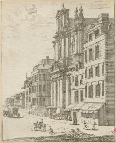 375.117 Église des Jésuites (St Paul St Louis) rue St AntoineH : 135 L : 107
 Hors Faucheux  Baré : N° 117Crédit : Bibliothèque de l'Institut national d'histoire de l'art, collections Jacques Doucet, 4 EST 115  - Crédit photo : INHAImage sous licence ETALAB