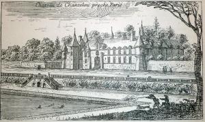 375.214 Chateau de Chantelou proche ParisH : 89 L : 150
 Hors Faucheux  Baré : N° 214