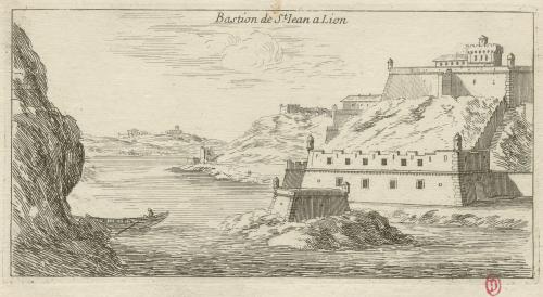 375.532 Bastion de St Iean à LyonH : 83 L : 160
 Hors Faucheux  Baré : N° 532Crédit : Bibliothèque de l'Institut national d'histoire de l'art, collections Jacques Doucet, 4 EST 115  - Crédit photo : INHAImage sous licence ETALAB