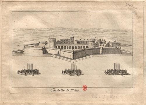 375.747 Citadelle de Milan.
 Hors Faucheux  Baré : N° 747