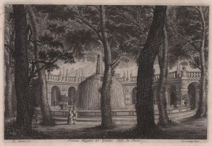 38.1 Fontana Maggiore del Giardino Deste in TiuoliCI. Goyrand fecit. Cum priuilegio RegisH : 208 L : 311
 Faucheux : 38.1  Baré : N° 774