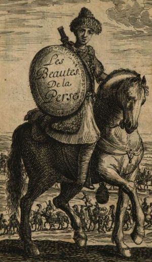 46.0 Les Beautés de la Perse.H : 180 L : 133
 Faucheux : 46.0  Baré : N° 981