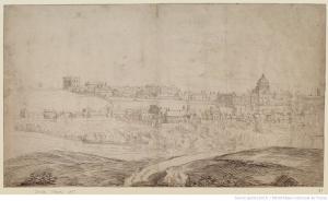 500.13 Le Val de Grâce et les CordeliersH : 311 L : 543
 Dessin (Hors Faucheux)Crédit : Gallica