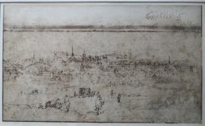 500.21 Vue de Paris
 Dessin (Hors Faucheux)Crédit : G. de Silvestre
