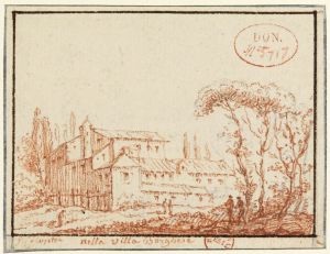 500.3 nella villa Borghesej silvestreH : 72 L : 97
 Dessin (Hors Faucheux)Crédit : OpenEdition