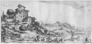 Pays de collines et chasse au cerf