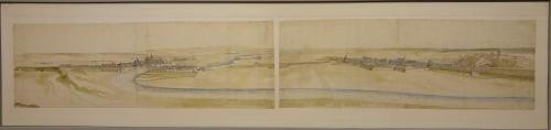 500.44 Vues de Mézières et de Charleville
 Dessin (Hors Faucheux)Crédit : Musée du Louvre INV 33065 et 33063 / Photo FdS