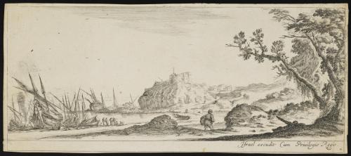 500.73 Bateaux au bord de la merIsrael Excudit cum privilegio RegisH : 112 L : 261
 Hors FaucheuxCrédit : National Galleries of Scotland - P 7828