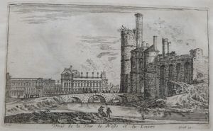 159.1 renvoi vers 51.14 Veuë de la Tour de Nesle et du Louvre.
 Faucheux : 159.1  Baré : N° 48