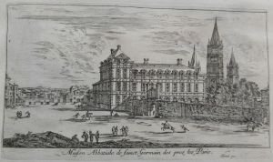 Maison Abbatiale de saint Germain des prez lez Paris.