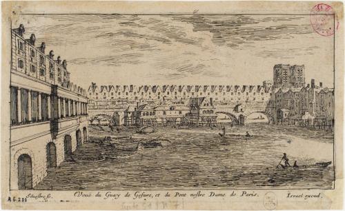 141.1 renvoi vers 51.7 Veuë du Guay de Gesure, et du Pont nostre Dame de Paris.
 Faucheux : 141.1  Baré : N° 186