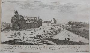 Veuë d'une partie du Cours, et de la Savonnerie