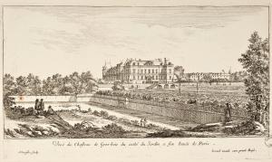 52.16 Veuë du Chasteau de Gros-Bois du costé du Jardin a six lieuës de Paris.Bibliothèques de Nancy, P-FG-AL-00039H : 138 L : 243
 Faucheux : 52.16  Baré : N° 272Crédit : Bibliothèques de Nancy, P-FG-AL-00039