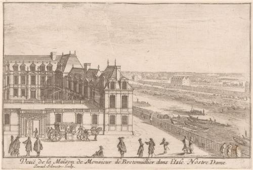 119.2 renvoi vers 53.1 Veuë de la Maison de Monsieur de Bretonuillier dans l'Isle Nostre-Dame.
 Faucheux : 119.2  Baré : N° 151