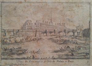 130.3 renvoi vers 53.3 Veuë du Pont neuf et de l'Isle du Palais a Paris
 Faucheux : 130.3  Baré : N° 182