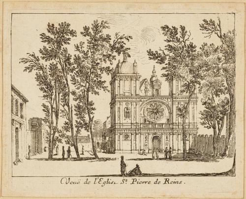 280.2 renvoi vers 55.13 Veuë de l'Eglise St Pierre de Reins.
 Faucheux : 280.2  Baré : N° 634