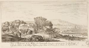 62.21 Veuë et Perspective de la Maison de Chantemesle.Bibliothèques de Nancy, P-FG-AL-00039H : 132 L : 249
 Faucheux : 62.21  Baré : N° 216Crédit : Bibliothèques de Nancy, P-FG-AL-00039