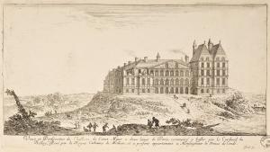 Veuë et Perspective du Chasteau de Sainct Maur a deux lieues de Paris.