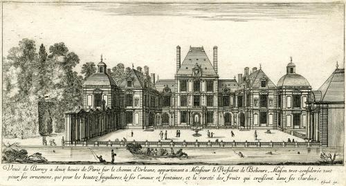 Veuë de Berny a deux lieuës de Paris sur le chemin d'Orleans.