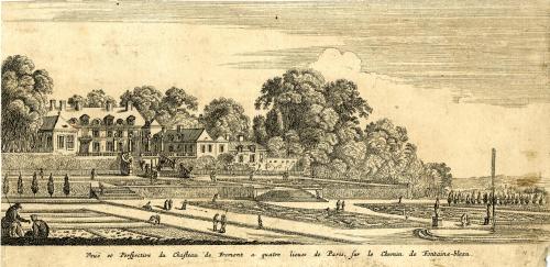 218.1 renvoi vers 63.2 Veüe et Perspective du Chasteau de Fremont a quatre lieues de Paris sur le chemin de Fontainebleau.
 Faucheux : 218.1  Baré : N° 265
