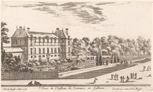 Veue du Chasteau de Courance en Gastinois.
