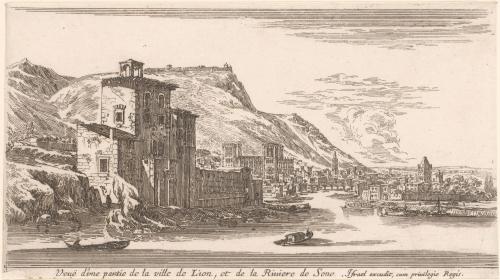 234.23 renvoi vers 64.24 Veuë d'une partie de la ville de Lion, et de la riuiere de Sone.
 Faucheux : 234.23  Baré : N° 544