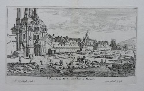 286.6 renvoi vers 65.8 Veuë de la Porte du Bac a Rouen.
 Faucheux : 286.6  Baré : N° 648