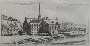 66.1 Veuë de l'Eglise des bons hommes pres de Paris.Israël Silvestre delin. et fe. Israël ex. cum priuil Regis.H : 68 L : 138
 Faucheux : 66.1  Baré : N° 101