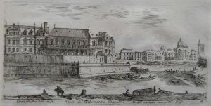 66.2 Veuë de l'Isle nostre Dame.Israël Silvestre delin. et fe. Israël excudit cum priuil. Regis.H : 68 L : 139
 Faucheux : 66.2  Baré : N° 158