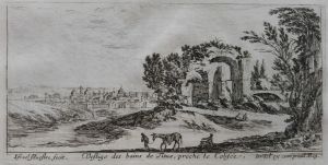 Vestige des bains de Titus, proche le Colisée.