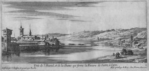 234.33 renvoi vers 67.11 Veüe de l'Arsenal, et de la Chaine qui ferme la Riuiere de Saone, à Lyon.
 Faucheux : 234.33  Baré : N° 554