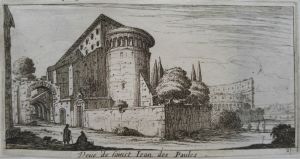 Veüe de sainct Jean des Paules.