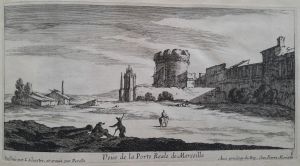 71.6 Veüe de la Porte Reale de Marseille.Dessinée par I. Silvestre, et gravée par Perelle. Avec priuilege du Roy, Chez Pierre Mariette.H : 109 L : 211
 Faucheux : 71.6  Baré : N° 576