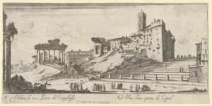 Veduta di una Parte dei Campidoglio. 