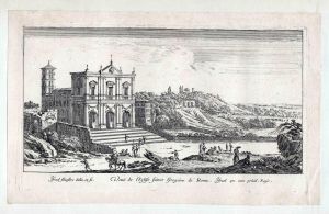 Veuë de l'Eglise sainct Grégoire de Rome. (Sur le mont Célio.)